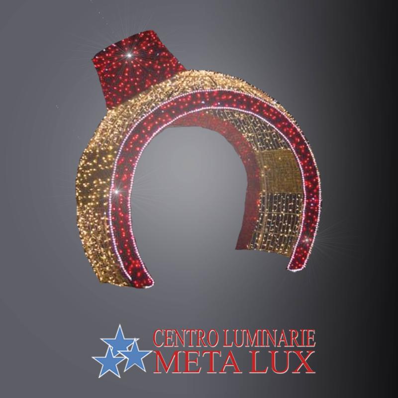 Sfera natalizia con passaggio